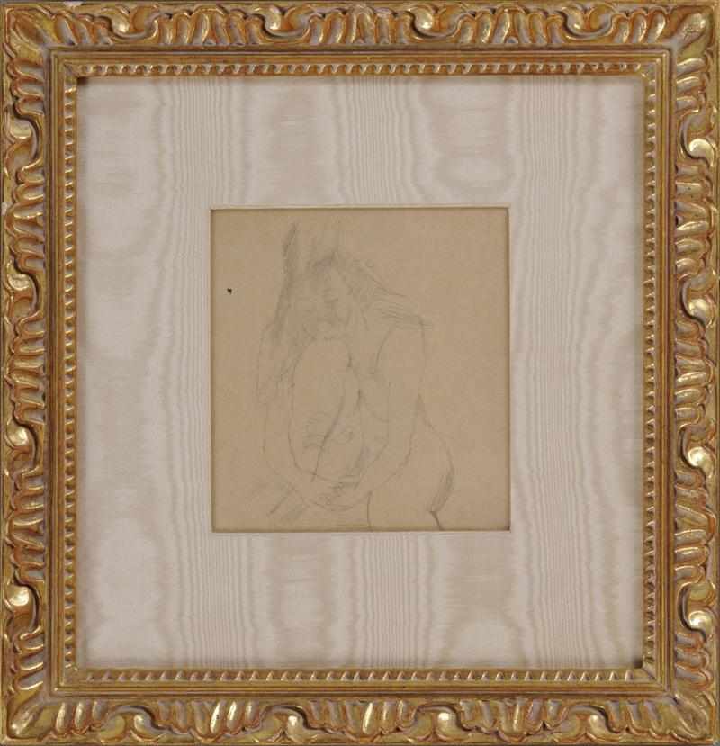 Appraisal: JULES PASCIN - FEMALE NUDE Pencil on paper unsigned x