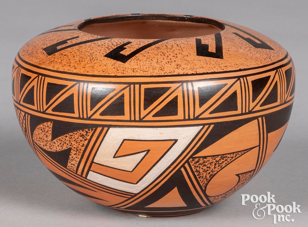 Appraisal: Dianna Tahbo Hopi Tewa Indian pottery jar Dianna Tahbo Hopi