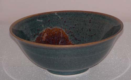 Appraisal: Glazed Medium Bowl glazed ceramic on Ceramic Pinnell Peter x