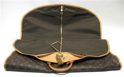 Appraisal: Coated monogram canvas garment bag Louis VuittonEstimate -