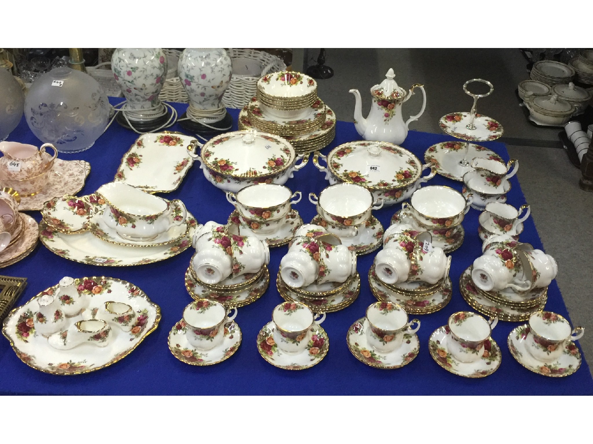 Appraisal: A large Royal Albert Old Country Roses tea coffee and