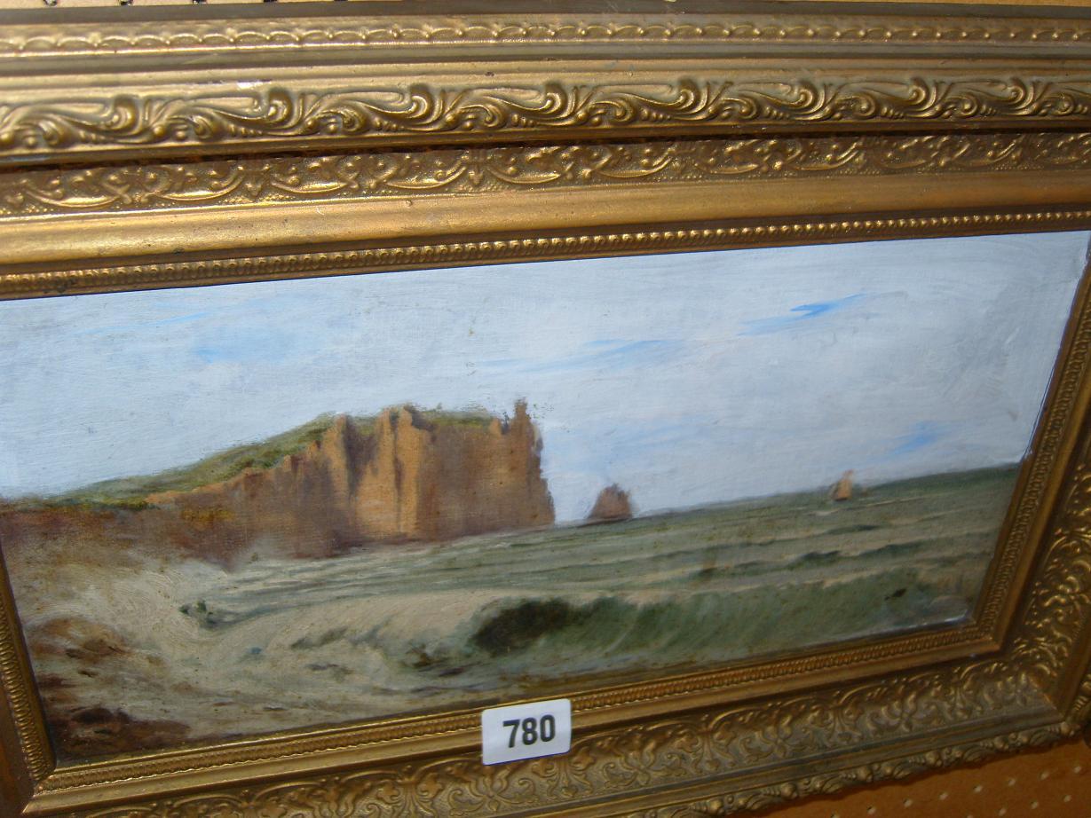 Appraisal: An early th century oil painting on board of a