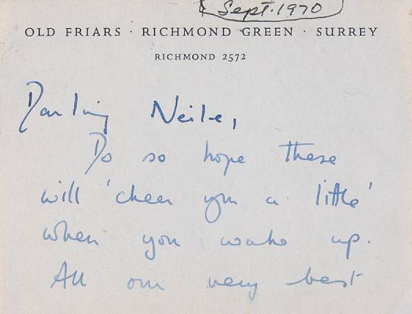 Appraisal: A note to Neile McQueen from Sir Richard Attenborough I