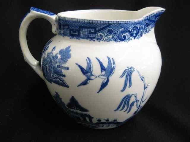 Appraisal: Buffalo Pottery Blue Willow Pitcher '' excellent