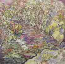 Appraisal: Judith H Hertz American Contemporary Lilly Pond Watercolor on paper