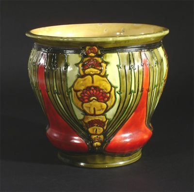 Appraisal: A Minton Secessionist jardinere designed by John Wadsworth tubeline decorated