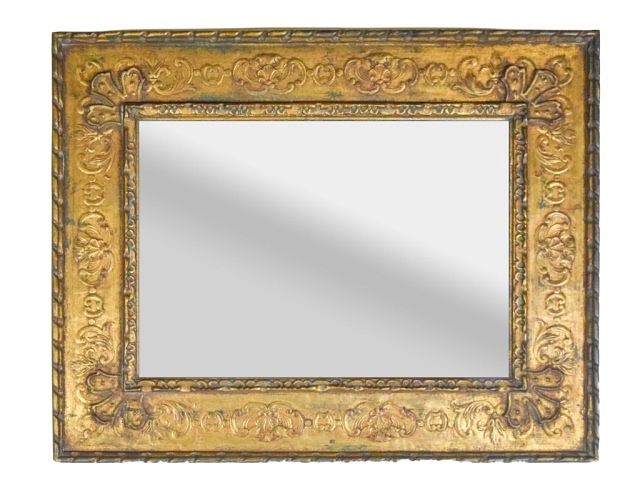 Appraisal: Gilded Palladio Mirror A gilded mirror manufactured by Palladio Italy