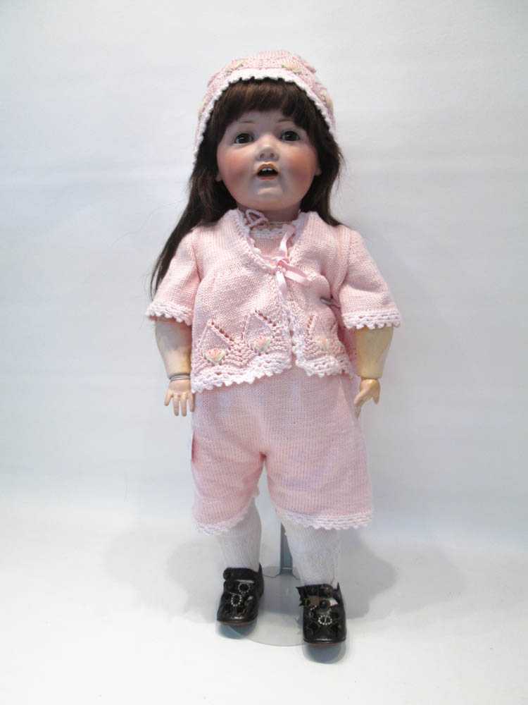 Appraisal: J D KESTNER HILDA CHARACTER DOLL bisque socket head brown