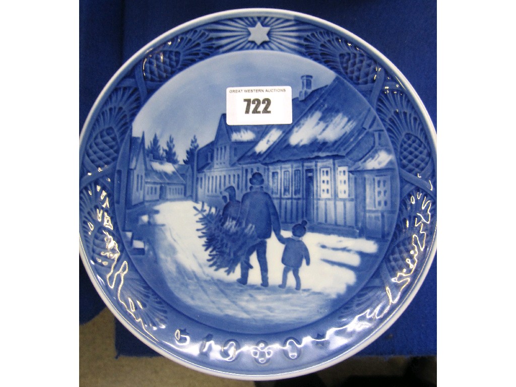 Appraisal: Six Royal Copenhagen Christmas plates