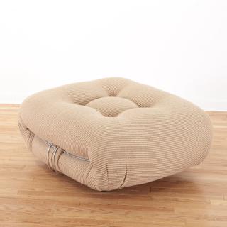 Appraisal: Afra and Tobia Scarpa Soriana wool ottoman Afra and Tobia