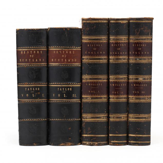 Appraisal: TH CENTURY BOOK SETS FEATURING HISTORIES OF ENGLAND AND SCOTLAND