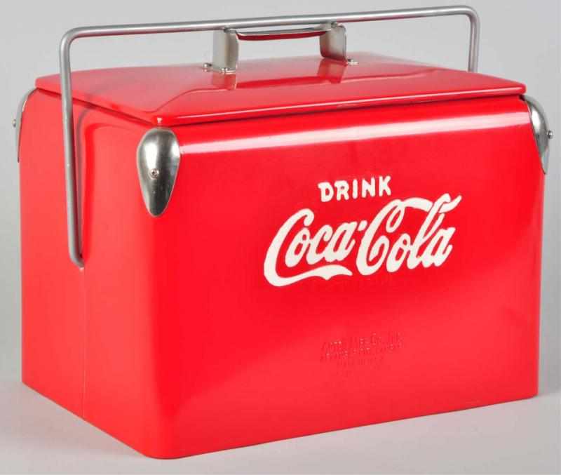 Appraisal: Acton Coca-Cola Picnic Cooler s Good quality restoration and repaint