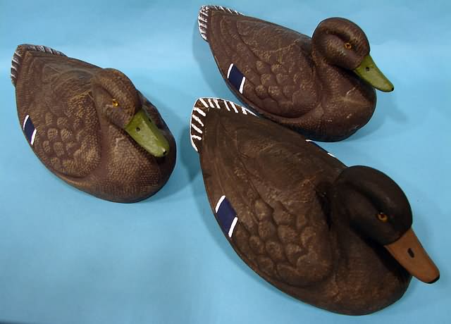 Appraisal: fiber decoys from General Fiber Co