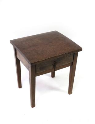 Appraisal: A late th Century Spanish oak side table cm wide