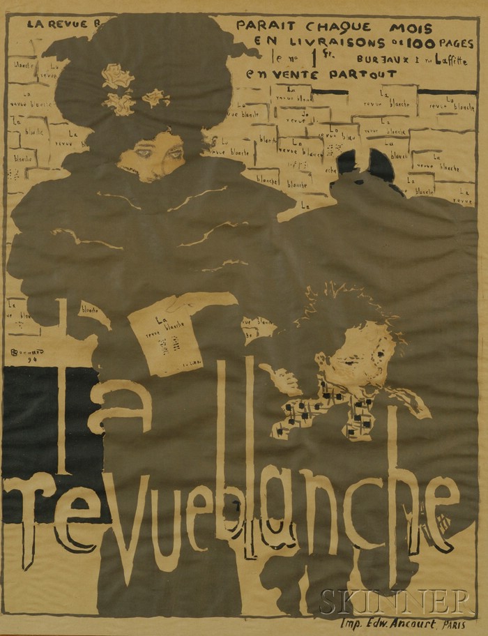 Appraisal: Pierre Bonnard French - La Revue blanche Possibly a posthumous