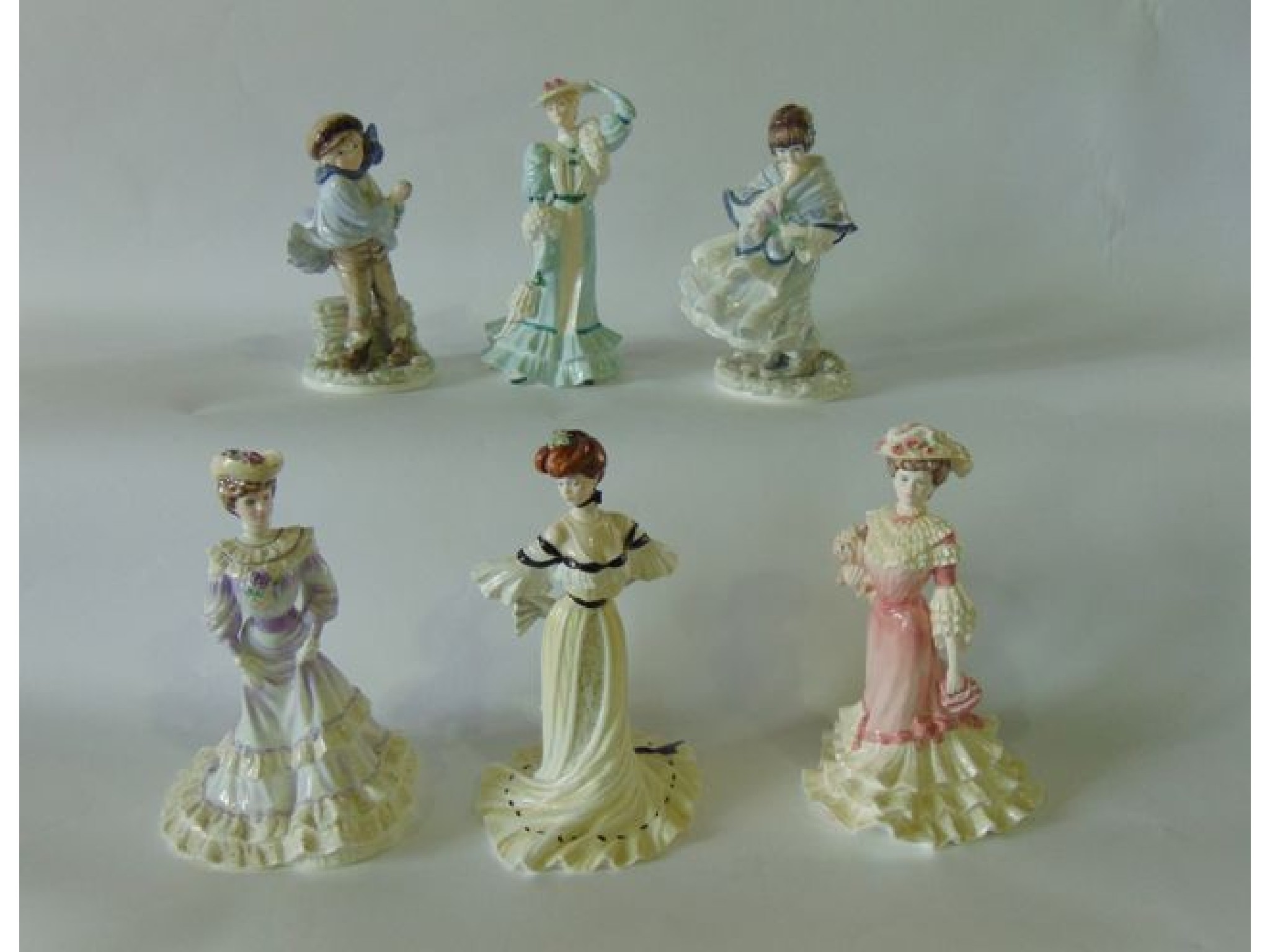 Appraisal: A collection of Coalport figures including limited edition figures of