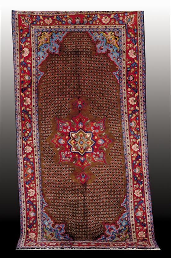 Appraisal: Hamadan carpet ' x ' Provenance Estate of Samuel A