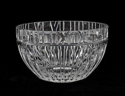 Appraisal: A Tiffany Co Cut Glass Bowl With a band around