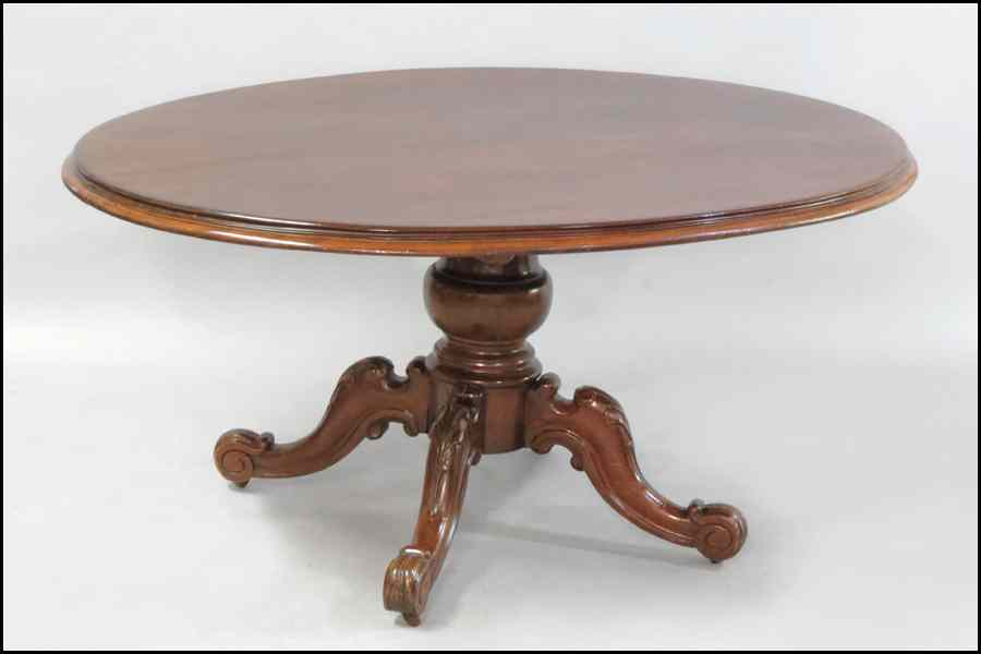 Appraisal: TH CENURY ENGLISH MAHOGANY OVAL TABLE H '' W ''