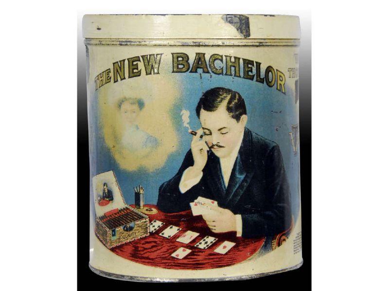 Appraisal: New Bachelor Tobacco Cigar Tin Description '' T Minor scuffs