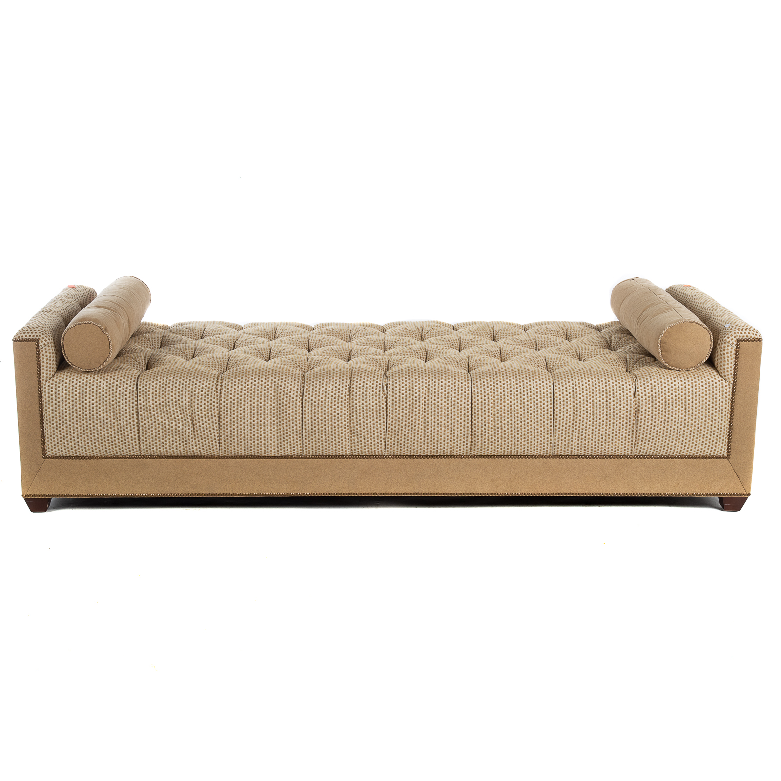 Appraisal: BAKER CONTEMPORARY UPHOLSTERED DAY BED st century with modern tufted