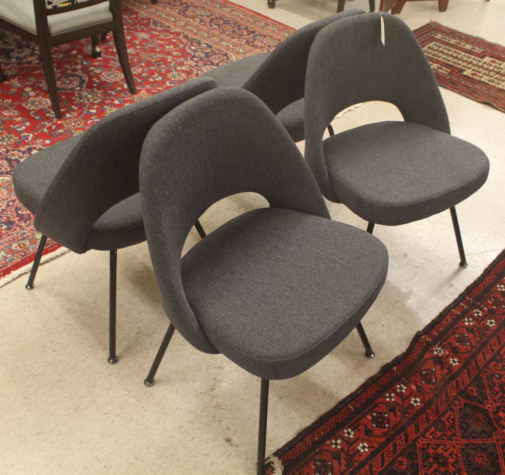 Appraisal: A SET OF FOUR 'EXECUTIVE' SIDE CHAIRS Eero Saarinen design