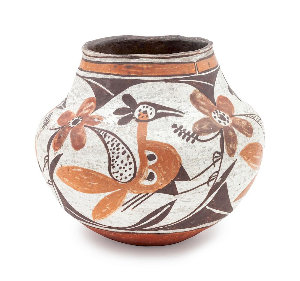 Appraisal: Acoma Jar height x diameter inches Acoma Jar SECOND QUARTER