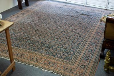 Appraisal: A Ferahan carpet the central field decorated all over flowers