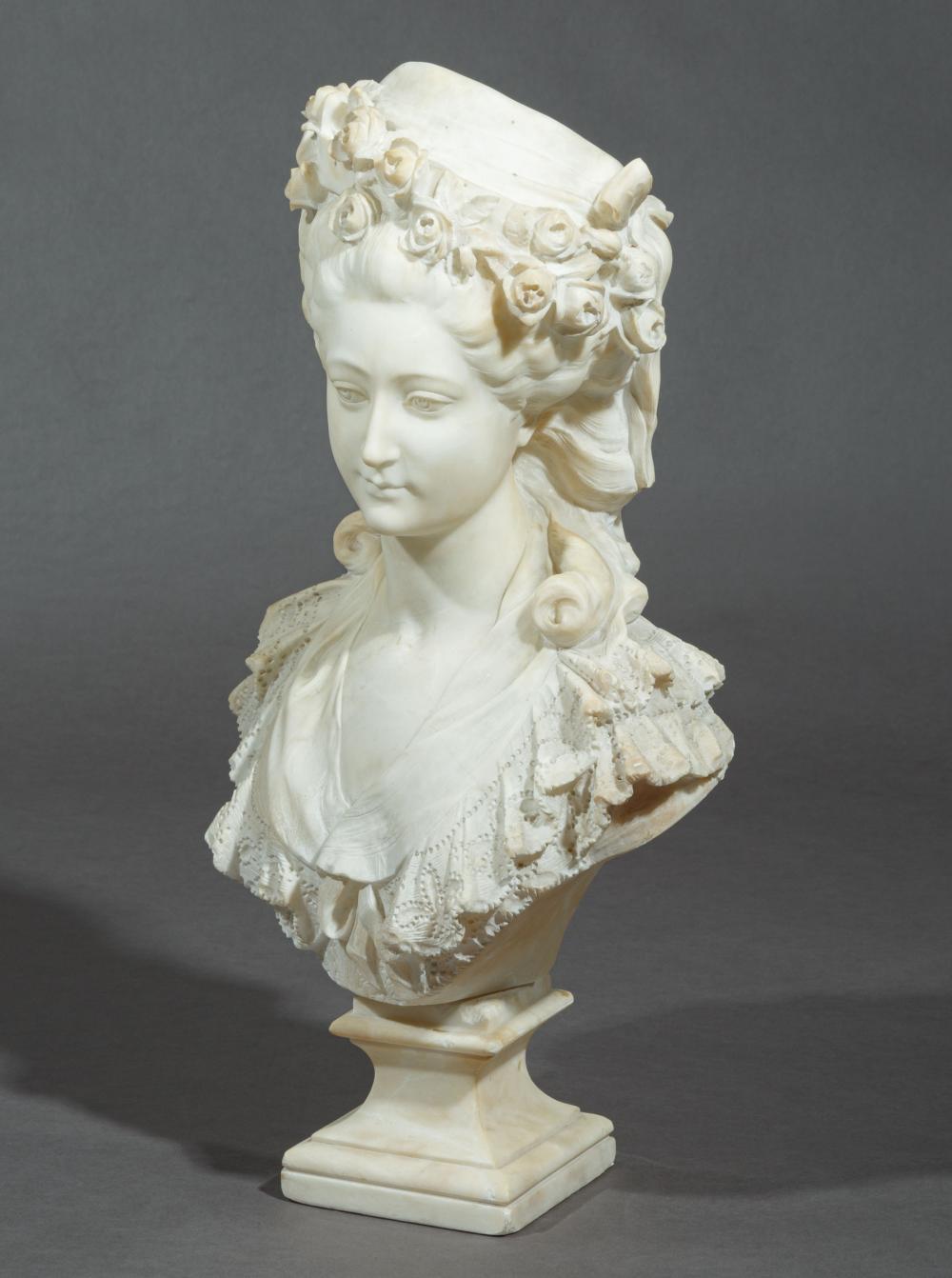 Appraisal: Adolfo Cipriani Italian - Portrait Bust of a Lady in