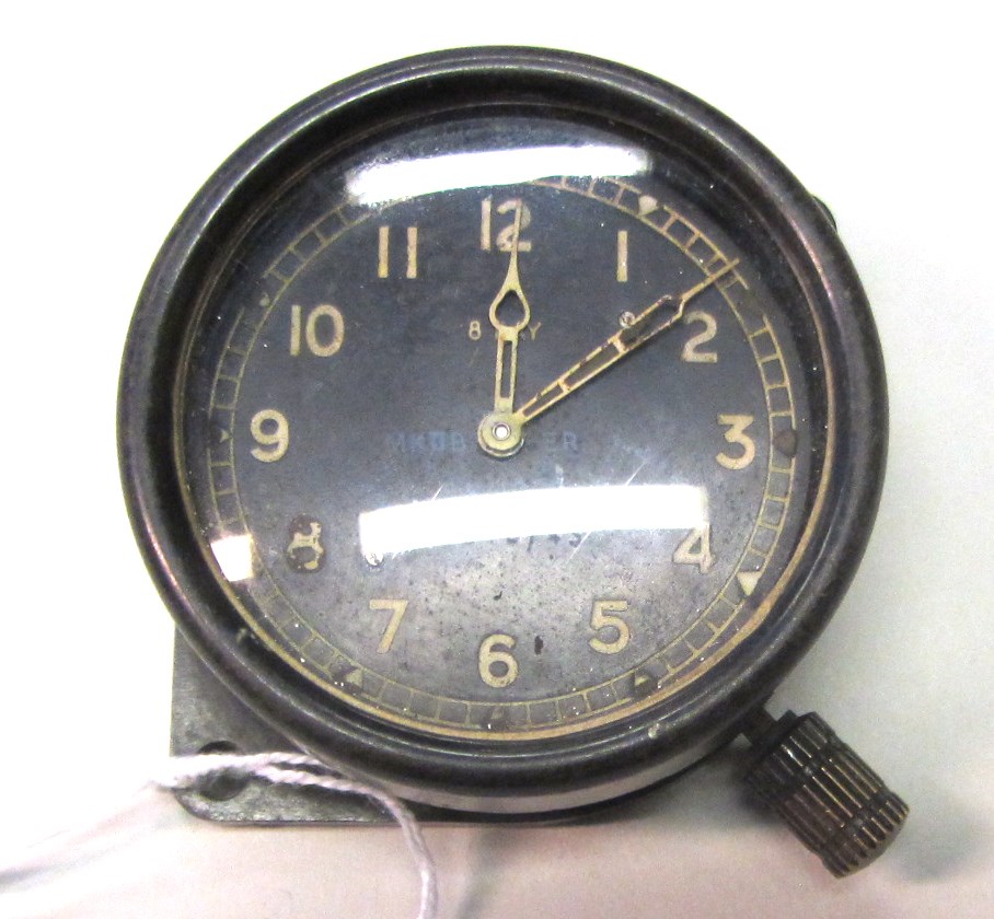 Appraisal: Aeronautical interest an eight day clock circa probably from an