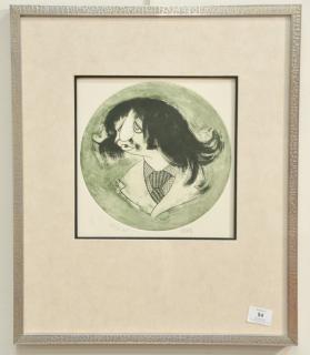 Appraisal: Al Hirschfeld - etching of Ringo Star signed in pencil