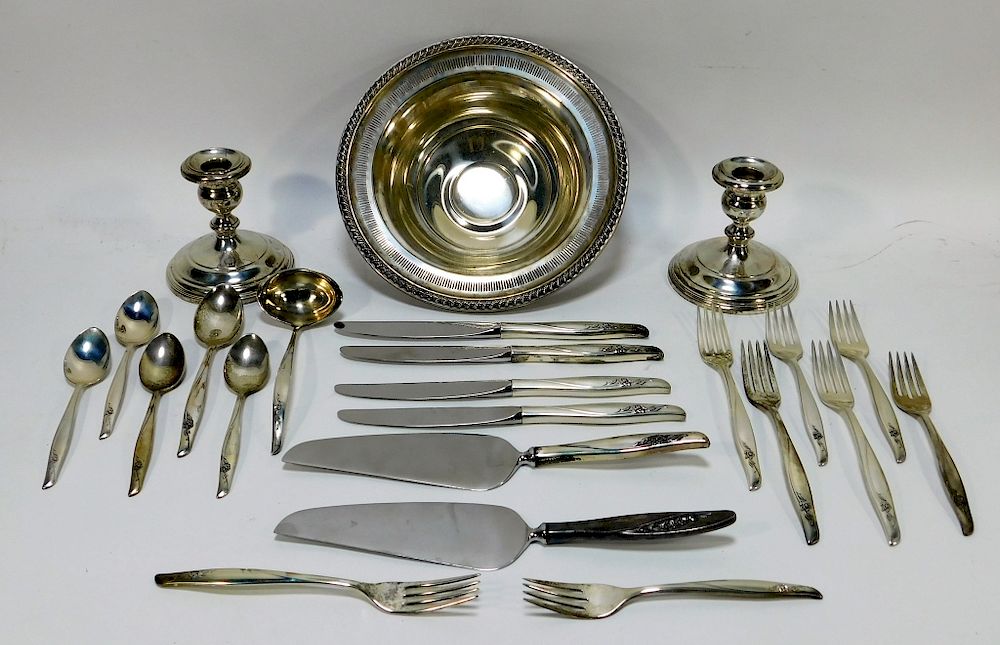 Appraisal: PC Gorham Sterling Silver Flatware Set PC Gorham Sterling Silver