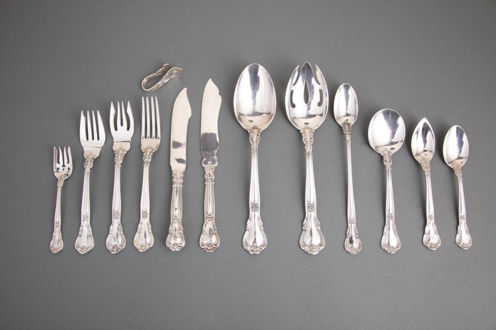 Appraisal: Gorham Chantilly Pattern Sterling Silver Luncheon and Fish Flatware Service