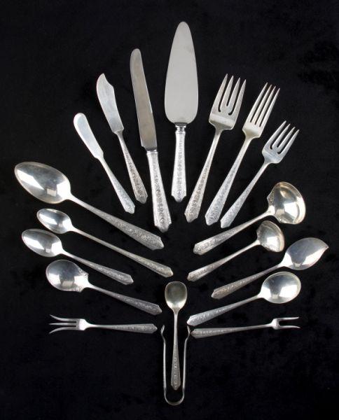 Appraisal: Wallace Sterling Silver Normandie Service this pattern was patented in