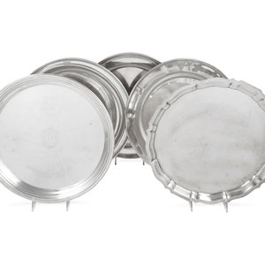 Appraisal: A Group of Five American Silver Serving Dishes Various Makers