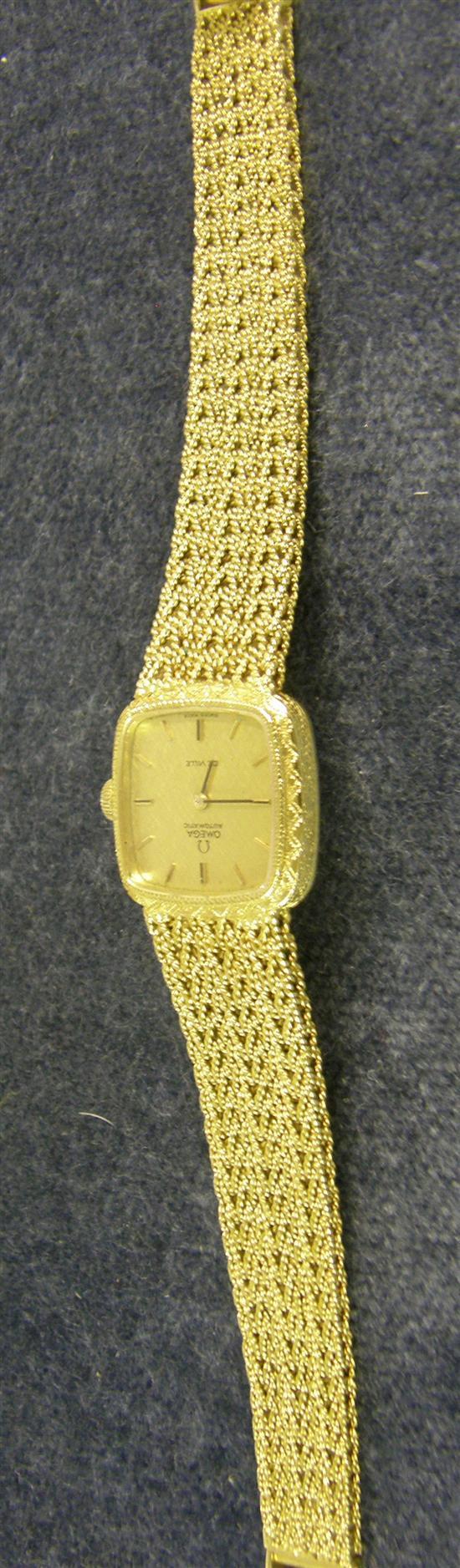 Appraisal: A LADY'S OMEGA DE VILLE AUTOMATIC BRACELET WATCH ct