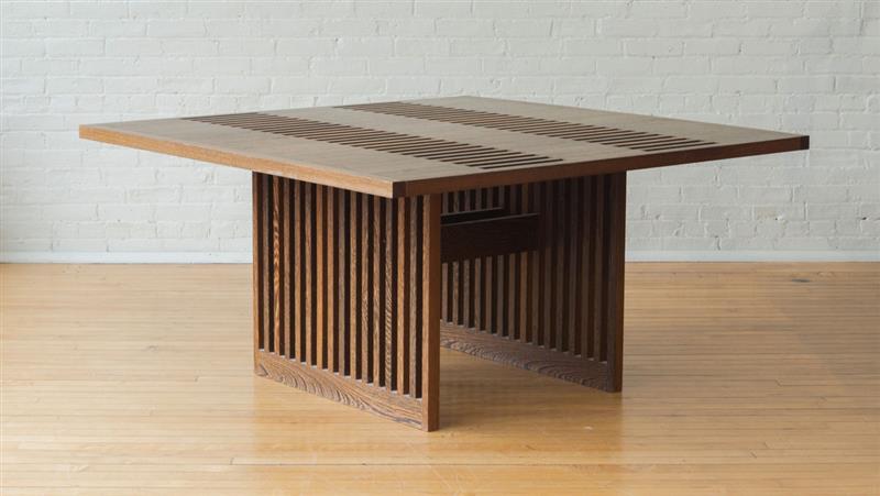 Appraisal: JIM MACHADO AND WARD BENNETT PAIR OF CUSTOM DINING TABLES