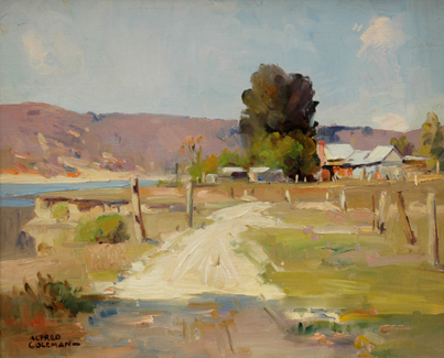 Appraisal: Alfred Coleman circa - Wise's Farm Eldorado oil on board