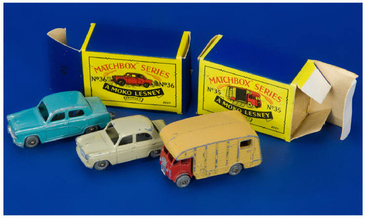 Appraisal: Matchbox - Series Regular Wheels a ERF Marshall Horse Box