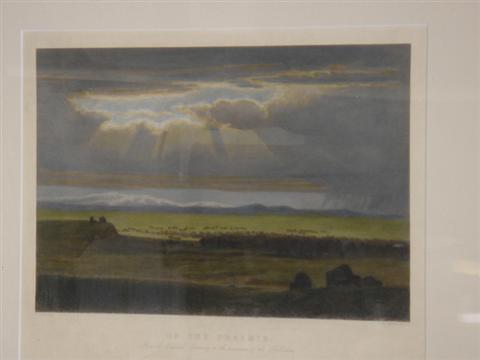 Appraisal: After W H Beard colored engraving On The Prairie William