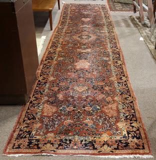 Appraisal: Persian Sarouk runner Persian Sarouk runner ' x '