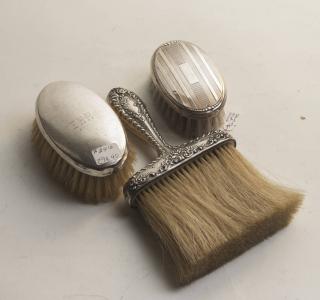 Appraisal: Sterling Silver Asst Sterling Brushes OT Gross