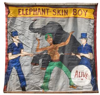 Appraisal: Elephant-Skin Boy Alive American third or fourth quarter twentieth century