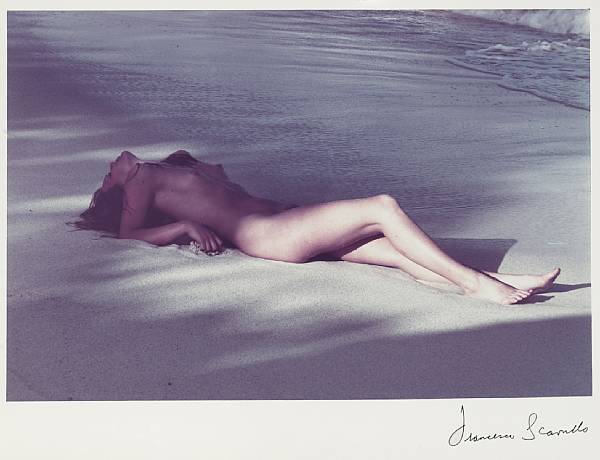 Appraisal: Francesco Scavullo Nude on Beach - Chromogenic print with the