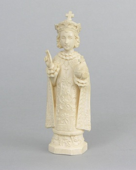 Appraisal: A Carved Ivory or Bone Figural of The Infant of