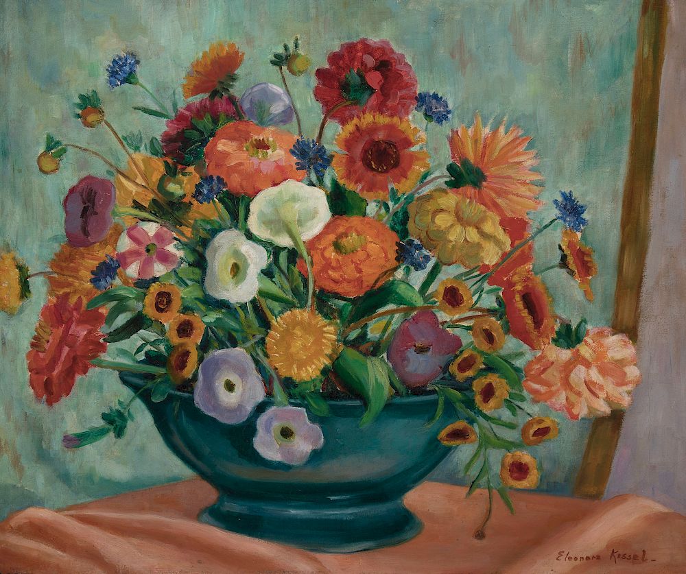 Appraisal: Eleanora Kissel Untitled Bouquet of Flowers ELEANORA KISSEL - Untitled