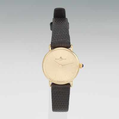 Appraisal: A Ladies' Baume Mercier k Gold Watch ca k yellow