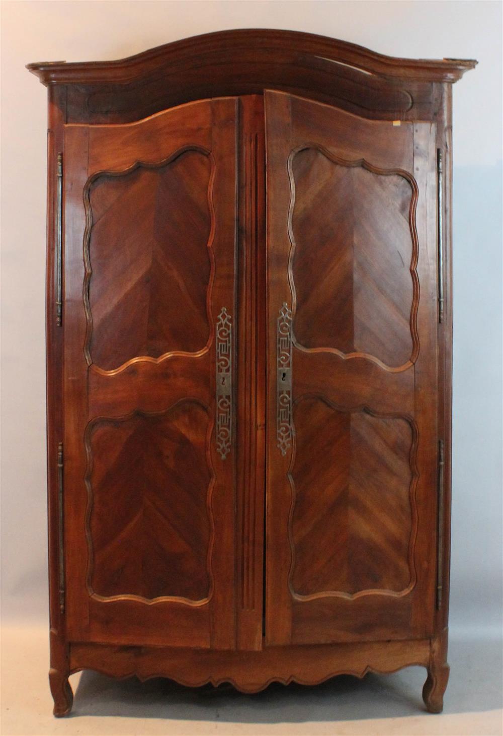 Appraisal: LOUIS XV PROVINCIAL CHERRY ARMOIRE h w d in Provenance