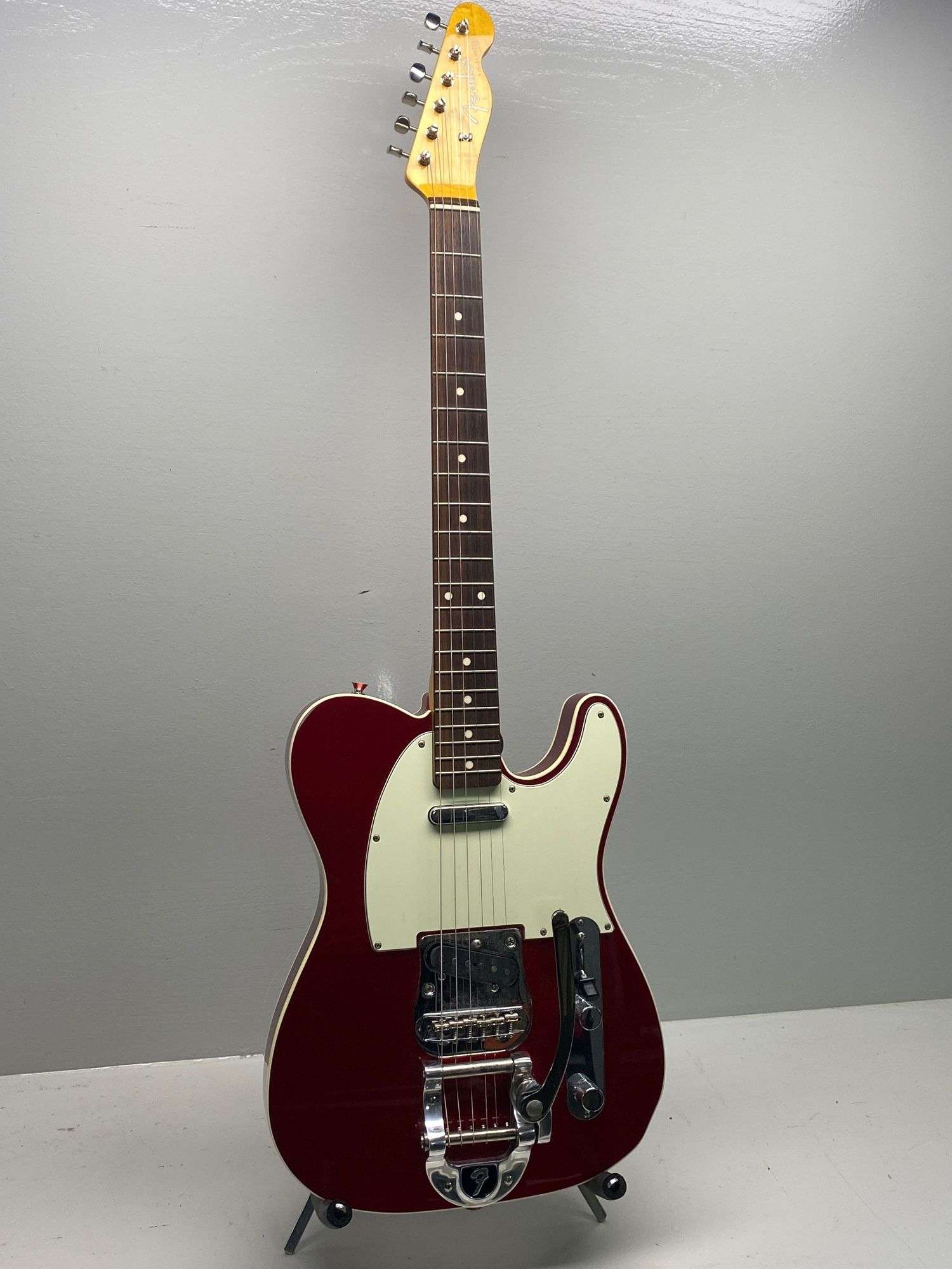 Appraisal: Fender reissue Telecaster Custom candy apple red with Bigsby VibratoFender