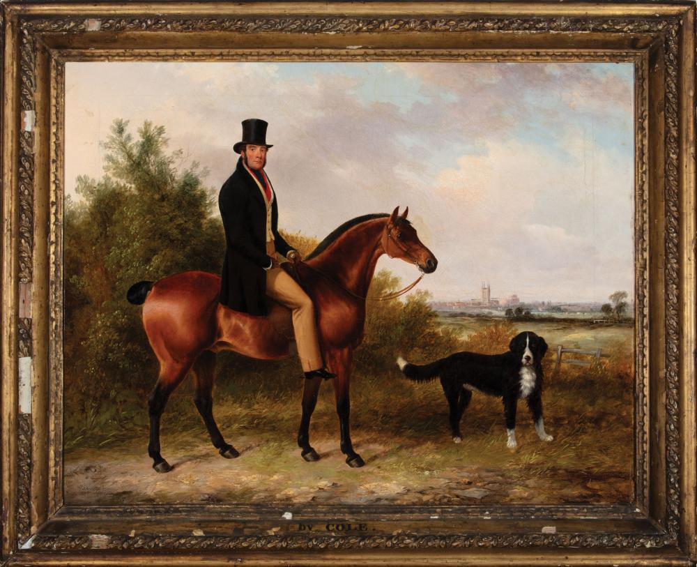 Appraisal: George Cole British - John Peale on his Favorite Hunter